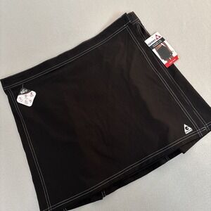 NWT Gerry Sz L/XL BLACK Wrap Skirt‎ UFP 30 STRETCH ~ QUICK DRY Fast Shipping